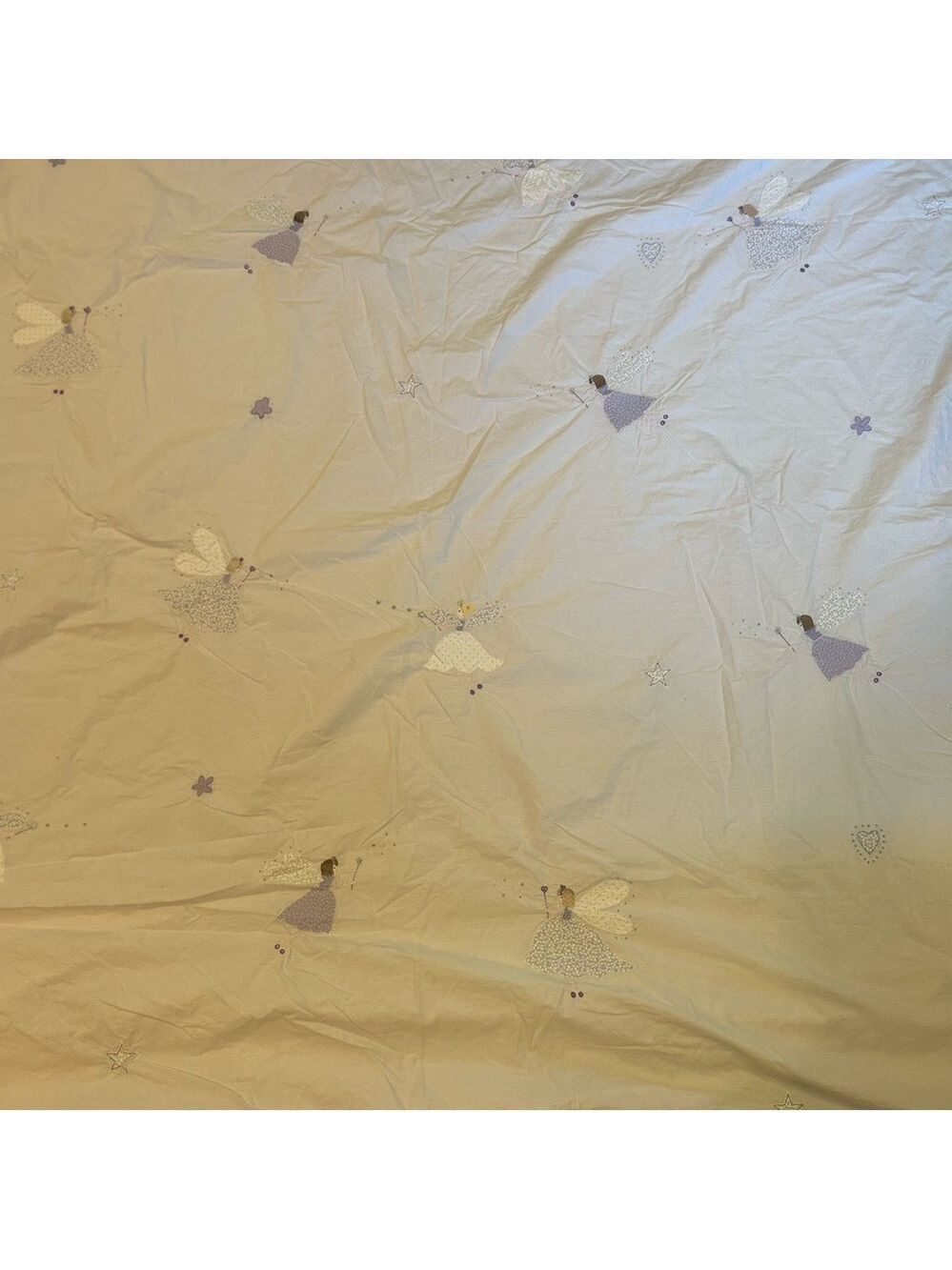 Pottery Barn Kids Duvet Cover Full/Queen 88x90 Fairies Purple 100% Cotton